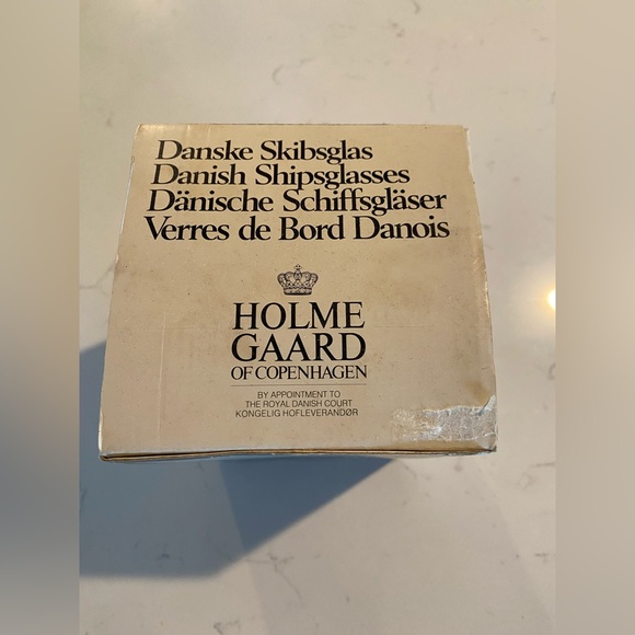 Vintage Holmegaard Glass Beer Mug in Box Per Lutken - Picture 3 of 8